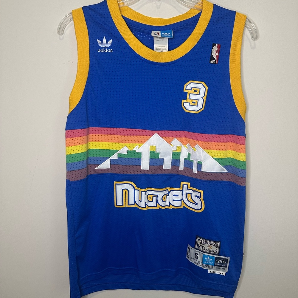 Allen Iverson Denver Nuggets Jersey Size Small